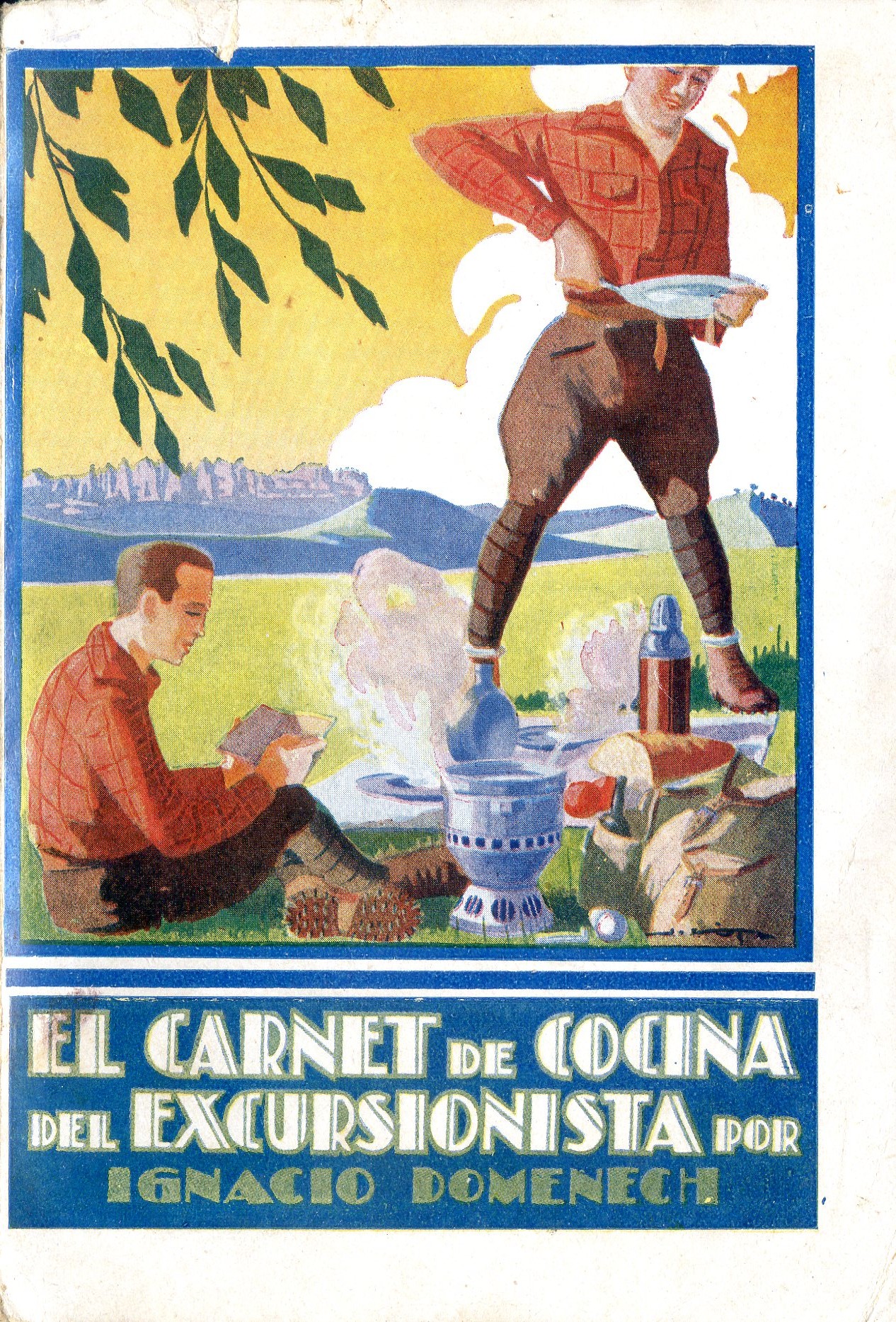 carnet de cocina del excursionista, El - Portada